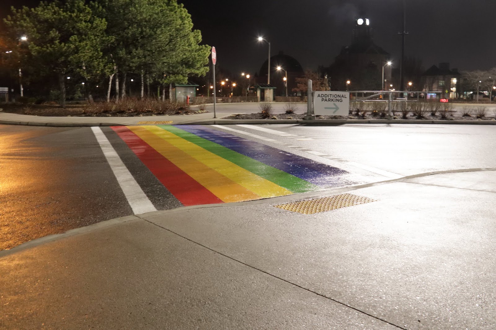 Eye Candy Rainbow Crosswalk
