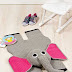 Idea: alfombra elefante / Crocheted elephant rug