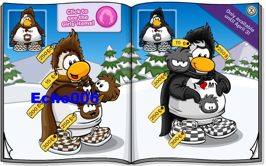 Echo006 In Club Penguin Penguin Style Catalog March 2012 LIMITED