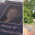 Un abruti est filmé alors qu'il rigole car il urine sur le monument funéraire d'un garçon de 9 ans mort du cancer.