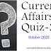 October 2020 Current Affairs Quiz - 3 (#eduvictors)(#currentAffairsQuiz)(#OctoberCurrentAffiars)