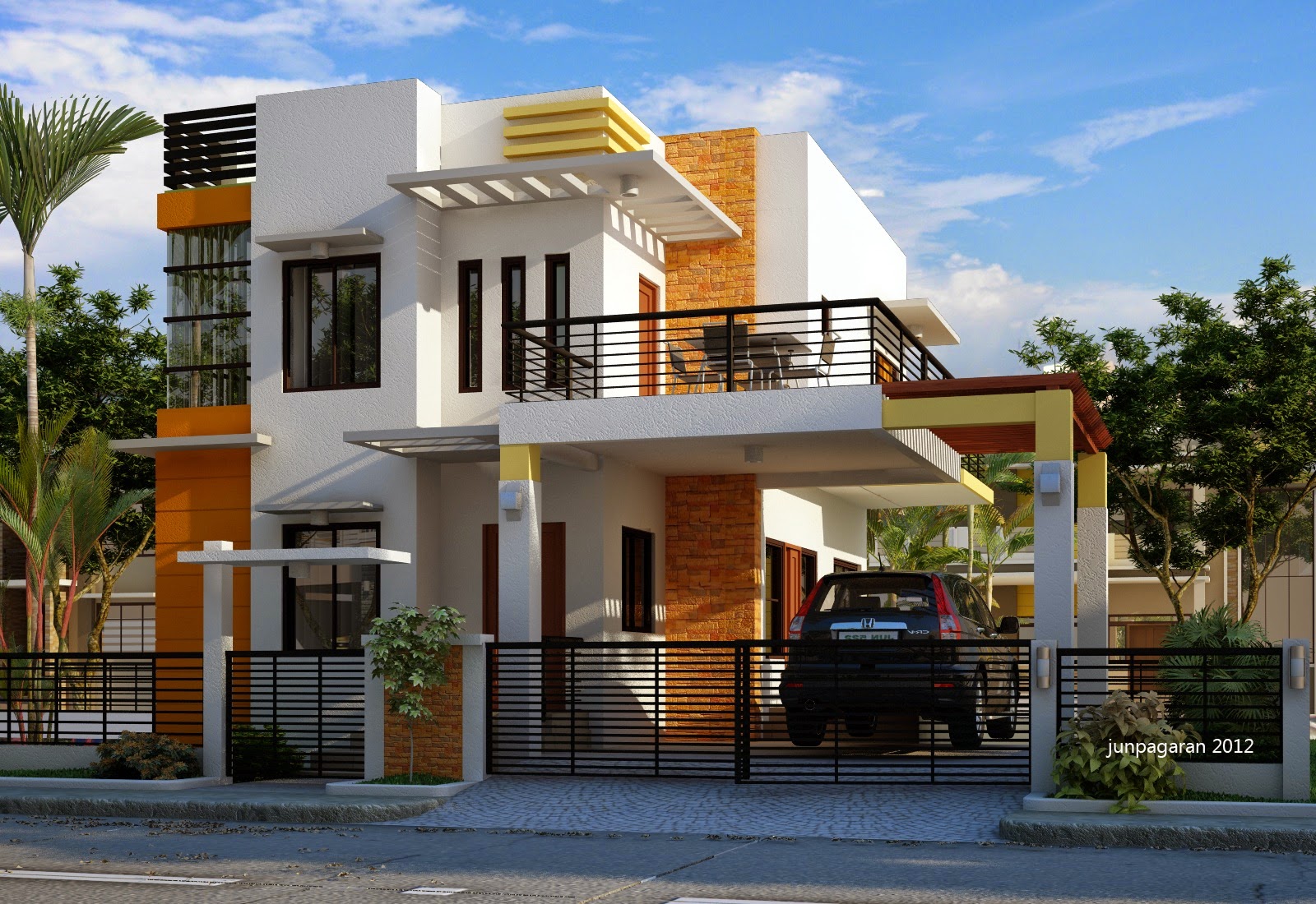 46 Desain atap rumah datar minimalis