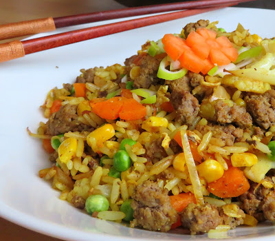 Curried Beef Fried Rice