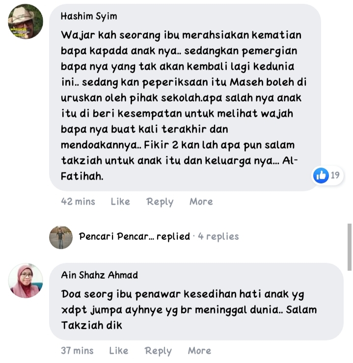 Ucapan Takziah Untuk Orang Meninggal : ''kamu memang seorang yang baru