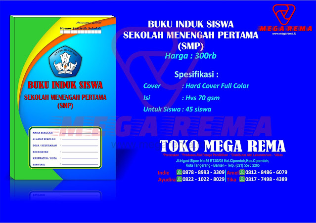 Buku Induk Siswa SMP Kurikulum 2013,Buku Induk Siswa SMP,Buku Induk SMP,jual Buku Induk SMP,harga Buku Induk SMP,grosir Buku Induk SMP,buku administrasi sekolah,katalog Buku Induk SMP,brosur Buku Induk SMP