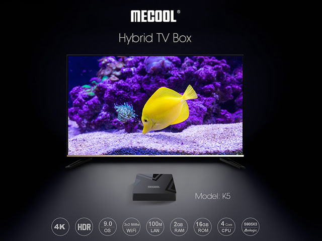 Mecool K5 TV Box - Uma Híbrida baratinha