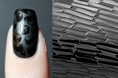 Soulages inspired Nail Art