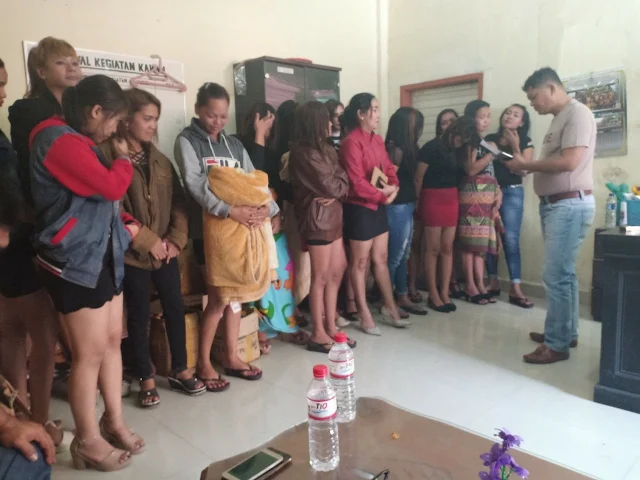 Razia Cafe Hiburan Malam, Satpol PP Taput Jaring 35 Wanita Pekerja Hiburan Malam