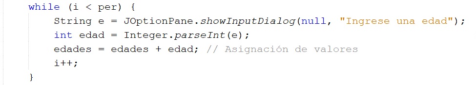 Variables acumuladoras en Java