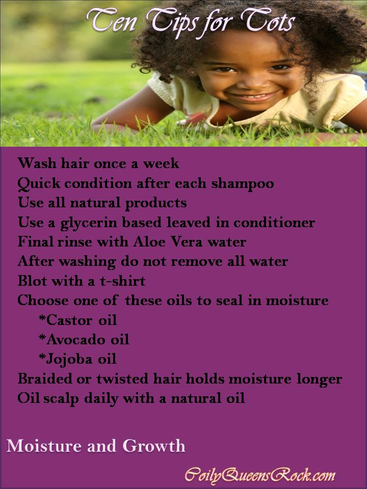 CoilyQueens™ Hair care tips for black children