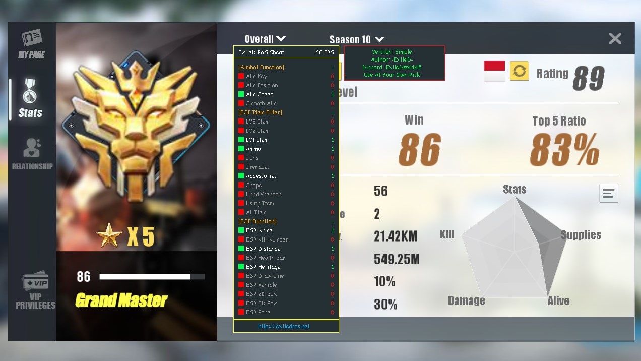 Cheat ROS PC 23 November 2019 Adlun Maddani