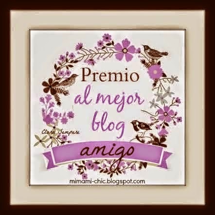 PREMIO AL MEJOR BLOG AMIGO