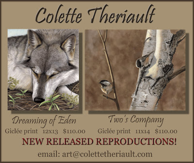 Limited Edition Wildlife Prints by Animal Artist Colette Theriault