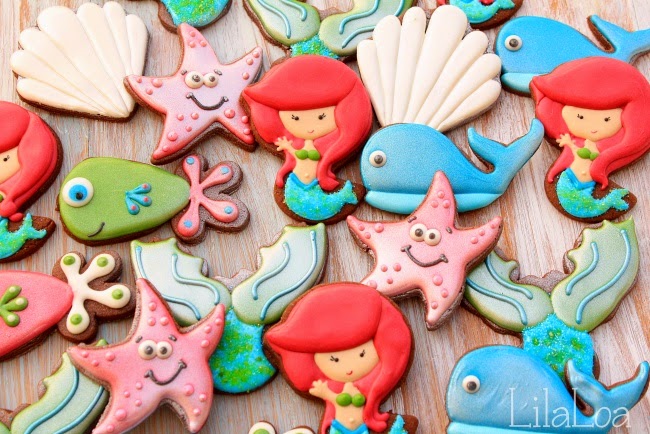 Mermaid Tail Cookies Tutorial