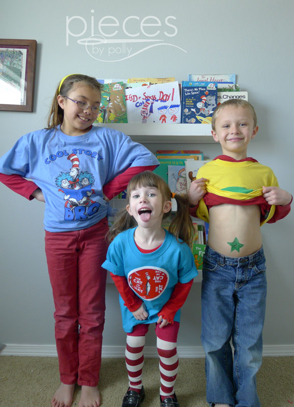 Pieces by Polly: 2 DIY Super Easy Dr. Seuss Themed Shirts - The Cat in ...