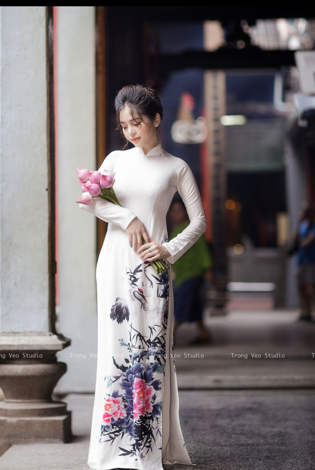 Tuyển tập girl xinh gái đẹp Việt Nam mặc áo dài đẹp mê hồn #39 - 22