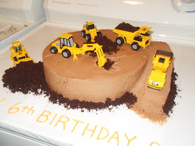 Simple Joy Crafting: Construction Birthday Cake