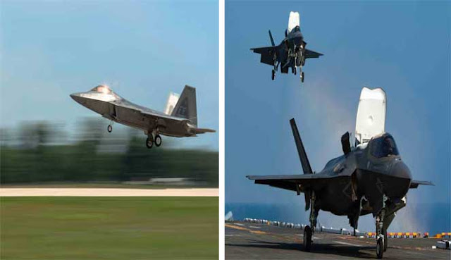 16 PERBEDAAN F-22 RAPTOR DENGAN F-35 LIGHTNING II