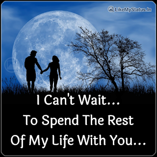 I Can't Wait... To Spend The Rest Of My Life With You...