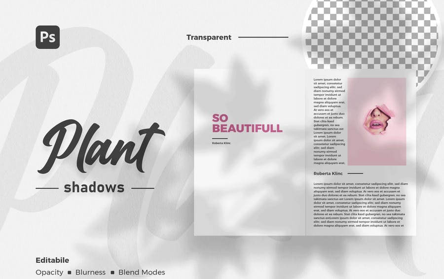 Plant Shadow Overlays (PSD)