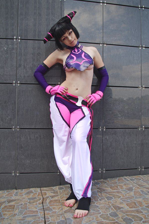 Anime Feet Cosplayoween Juri (Street Fighter)