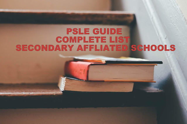 Complete list of PSLE Affiliated  Secondary school and its impact on Cut off Point