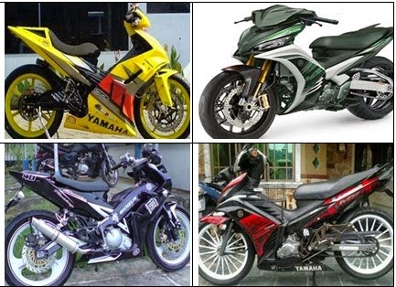 Gambar Modifikasi dan Aksesoris Variasi New Jupiter MX