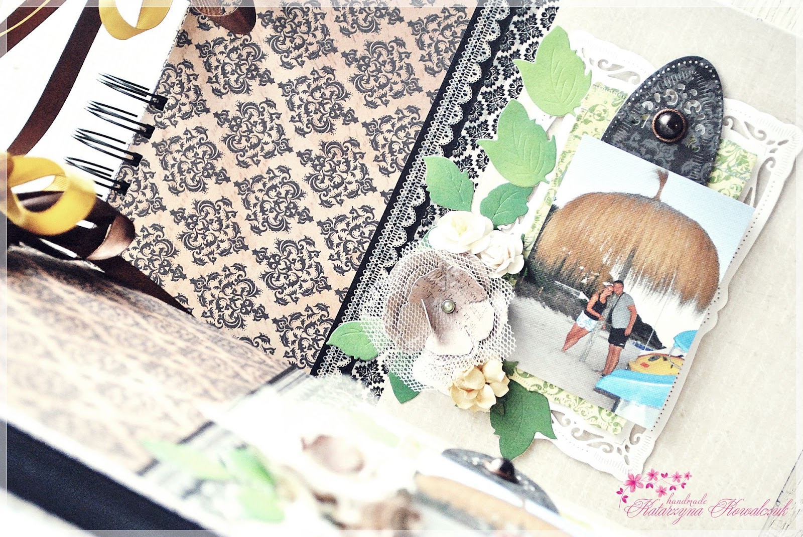 Scrapbooking moja codzienność, mój czas Album na Zdjęcia Vintage