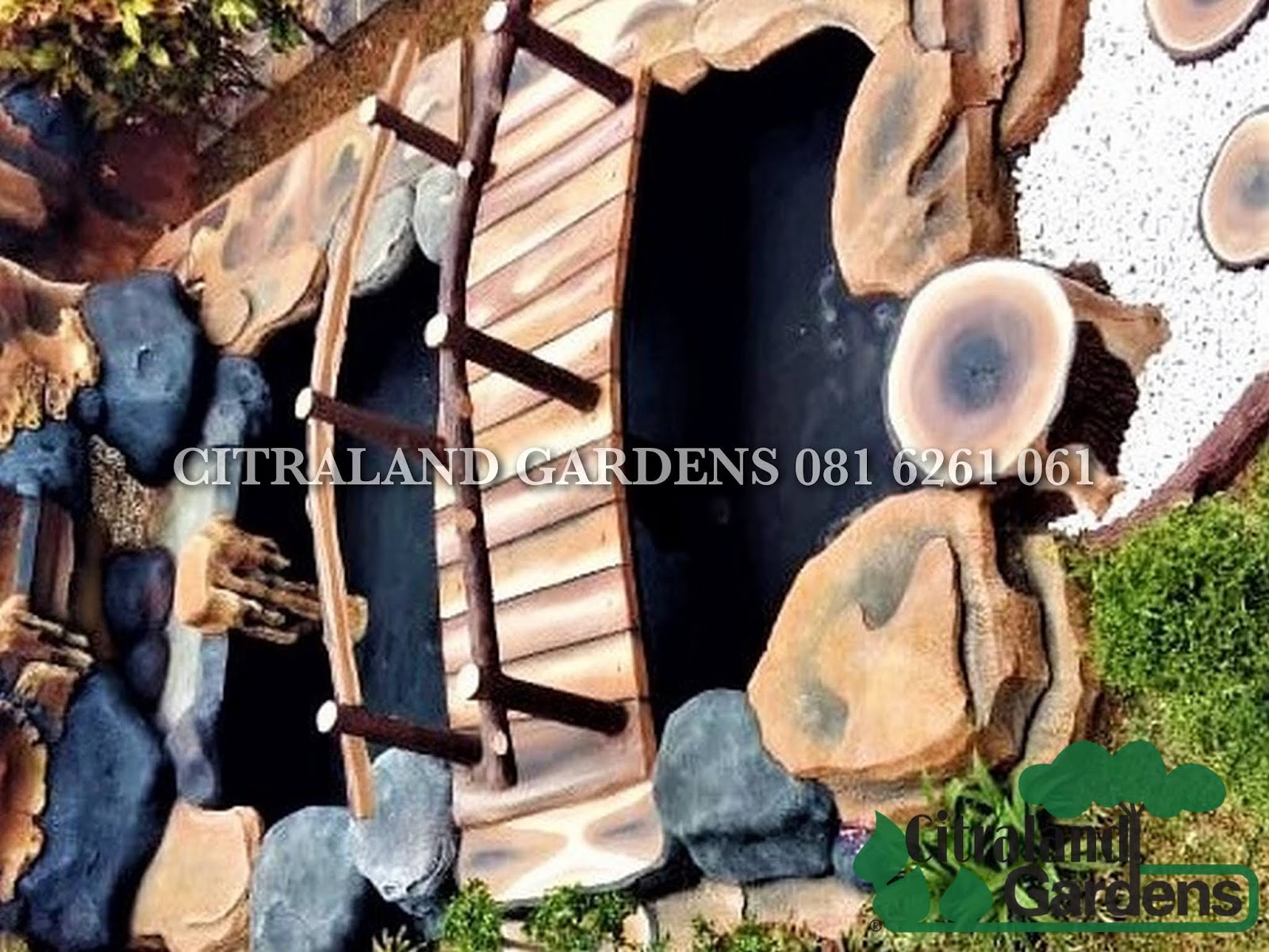 GAMBAR TAMAN TEBING AIR TERJUN - CITRALAND GARDENS