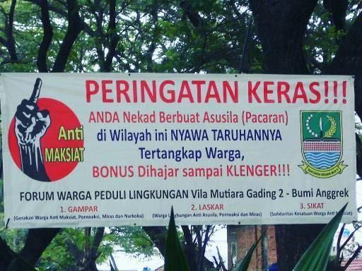 Berani Pacaran Di Daerah Ini, Nyawa Taruhannya