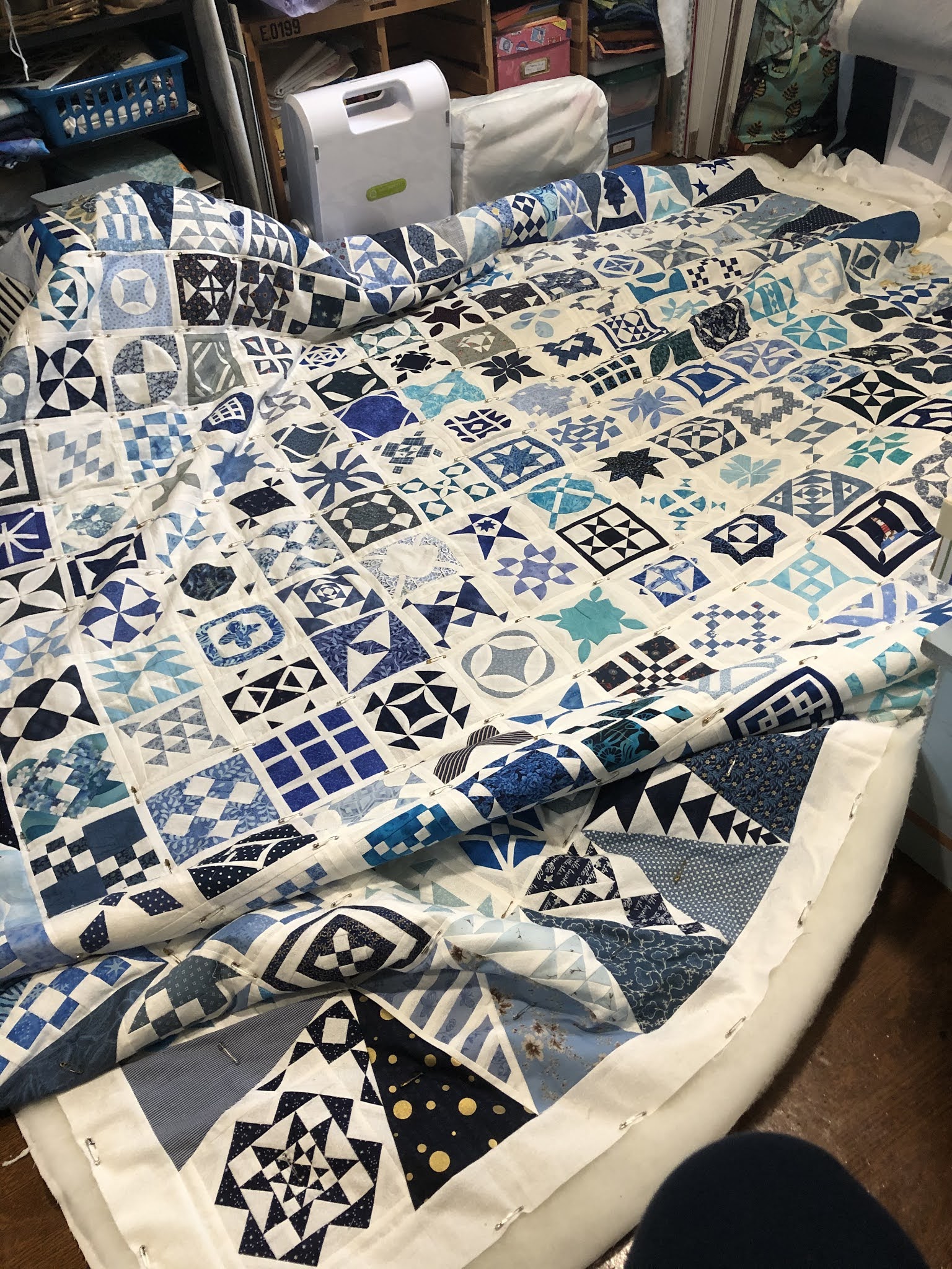 PamelaQuilts Starting to Quilt my Dear Jane Quilt