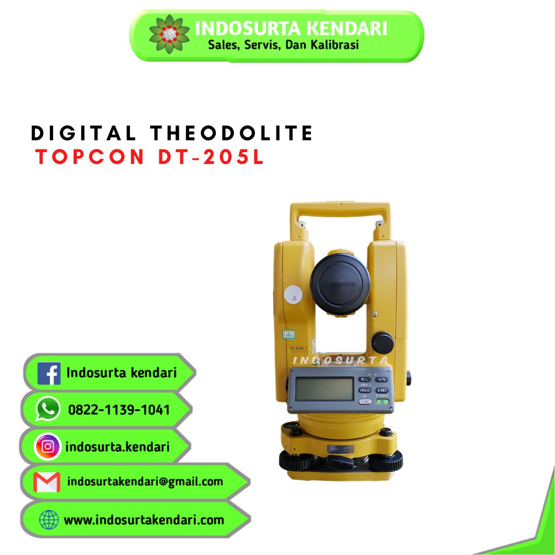 Digital Theodolite Topcon DT-205L