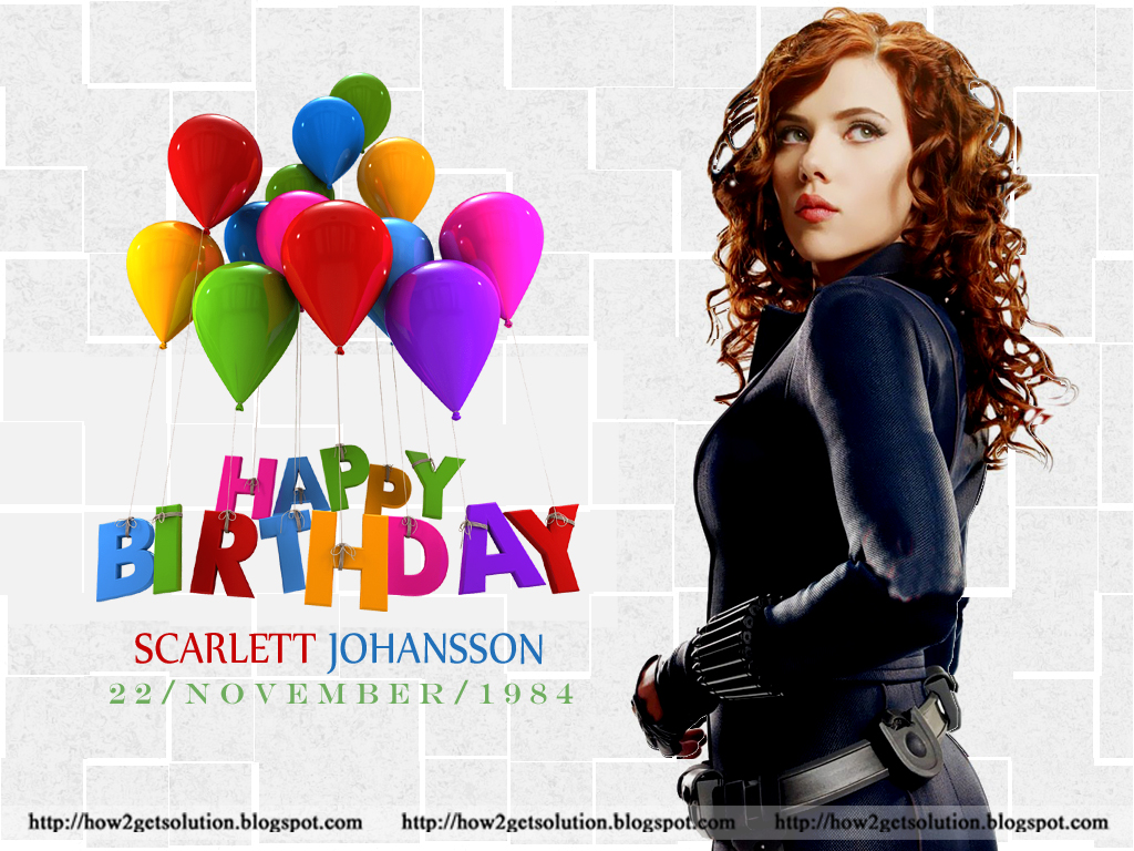 Scarlett Johansson Birthday