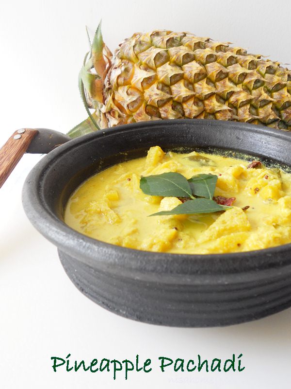 Pineapple Pachadi / Kerala Onam Sadya