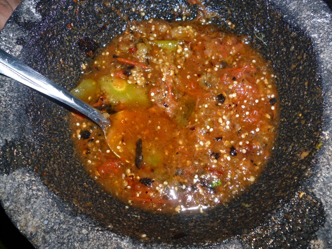 COCINA DEL TIO JUAN SALSA DE MOLCAJETE