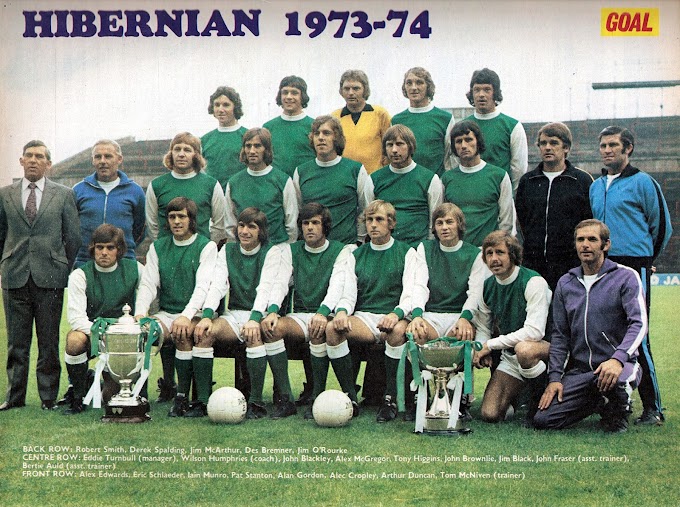 HIBERNIAN F.C 1973-74.