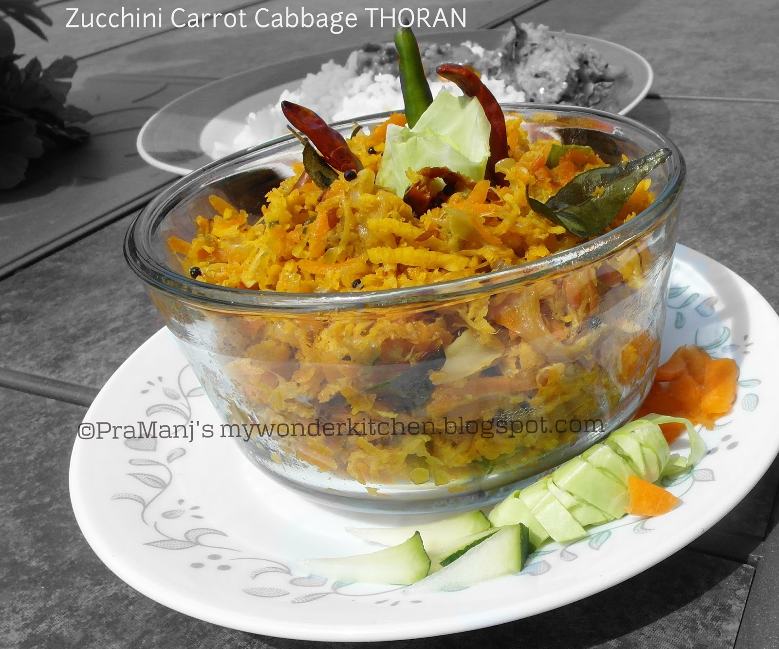 Zucchini-carrot-cabbage-kerala-thoran-recipe
