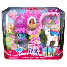 My Little Pony Daffidazey Building Playsets Twist & Style Petal Parlor G3 Pony