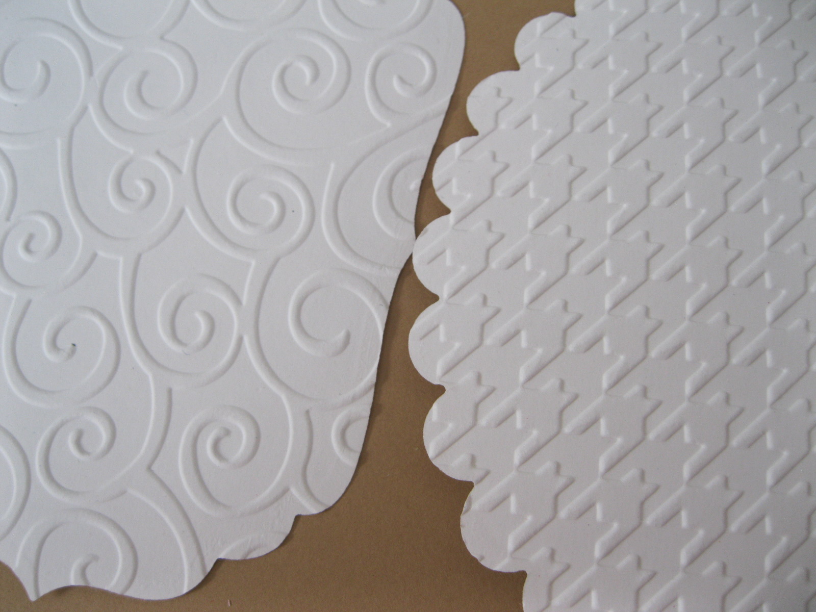 Flowers, Ribbons and Pearls Die Cut Shapes