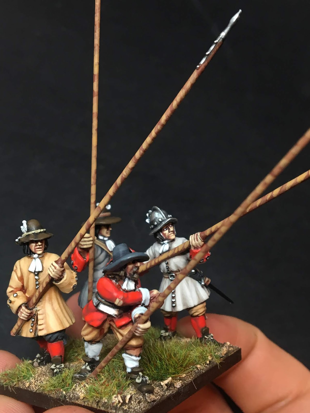 Spanish Lead Painting Front Rank conversions in 28mm for 1670' PART II