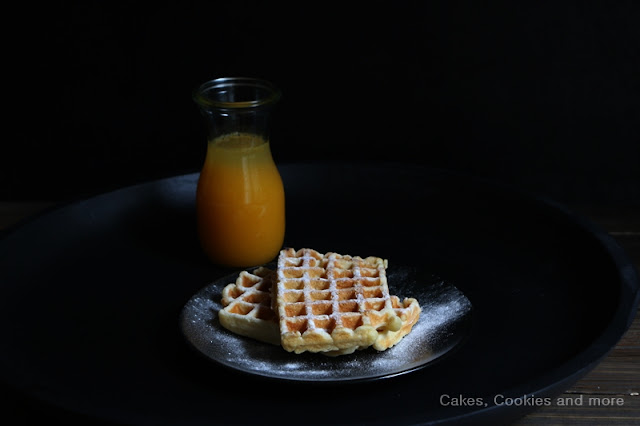 Cake Waffeln zum Frühstück