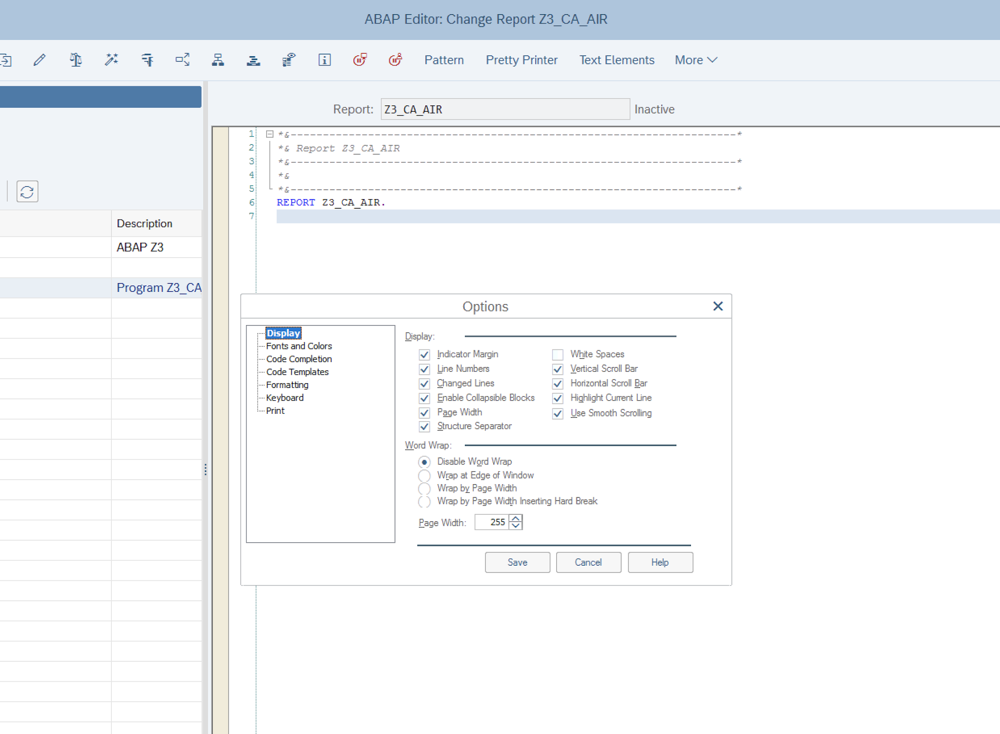 SAP ABAP Central How To Switch Between ABAP Editor’s Insert (INS) And