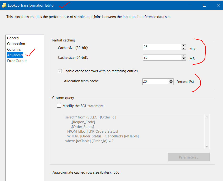 What is Full Cache, Partial Cache and No Cache of Lookup Transformaton