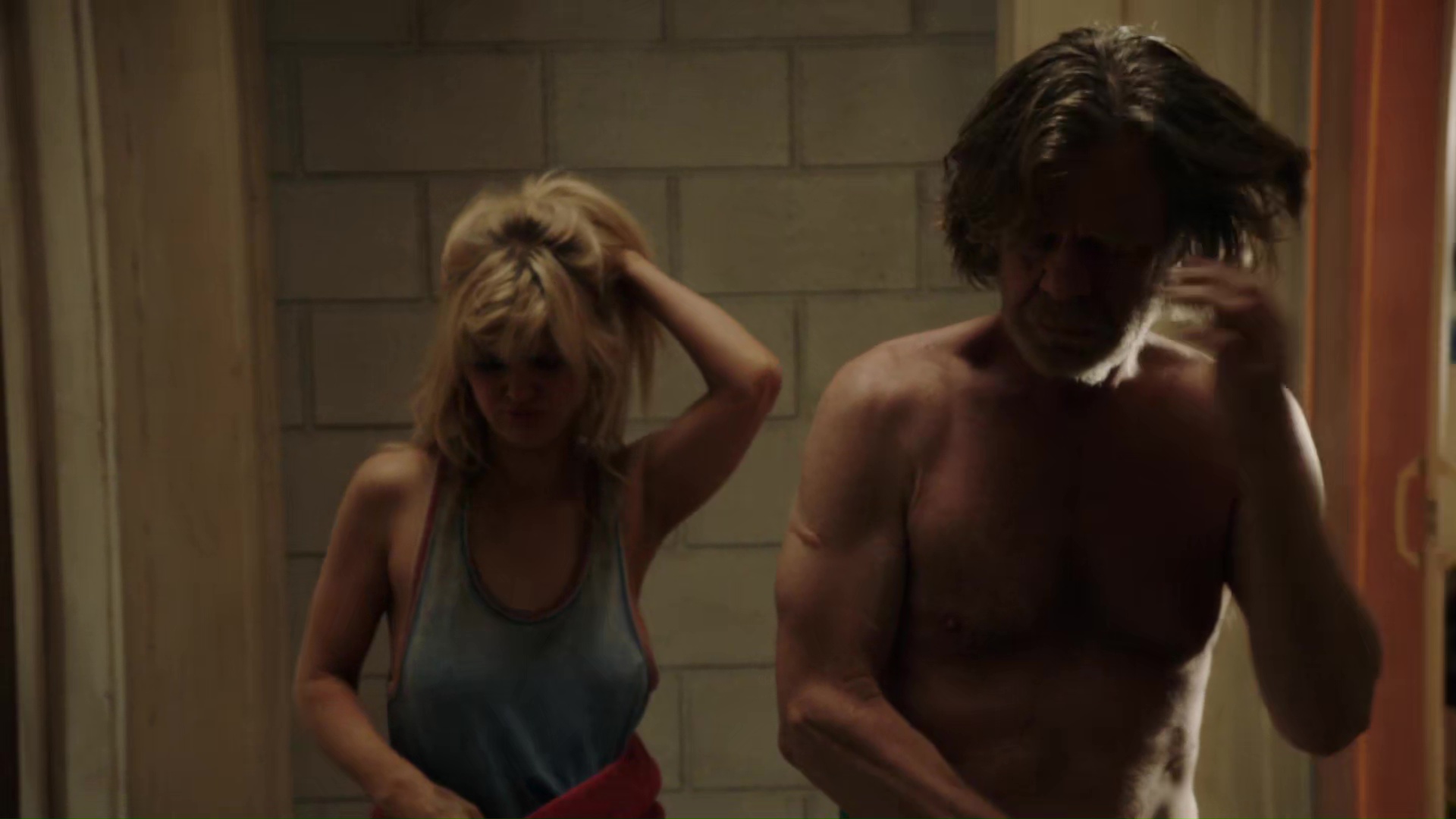 William H. Macy nude in Shameless 7-02 "Swipe, F**k, Leave" .