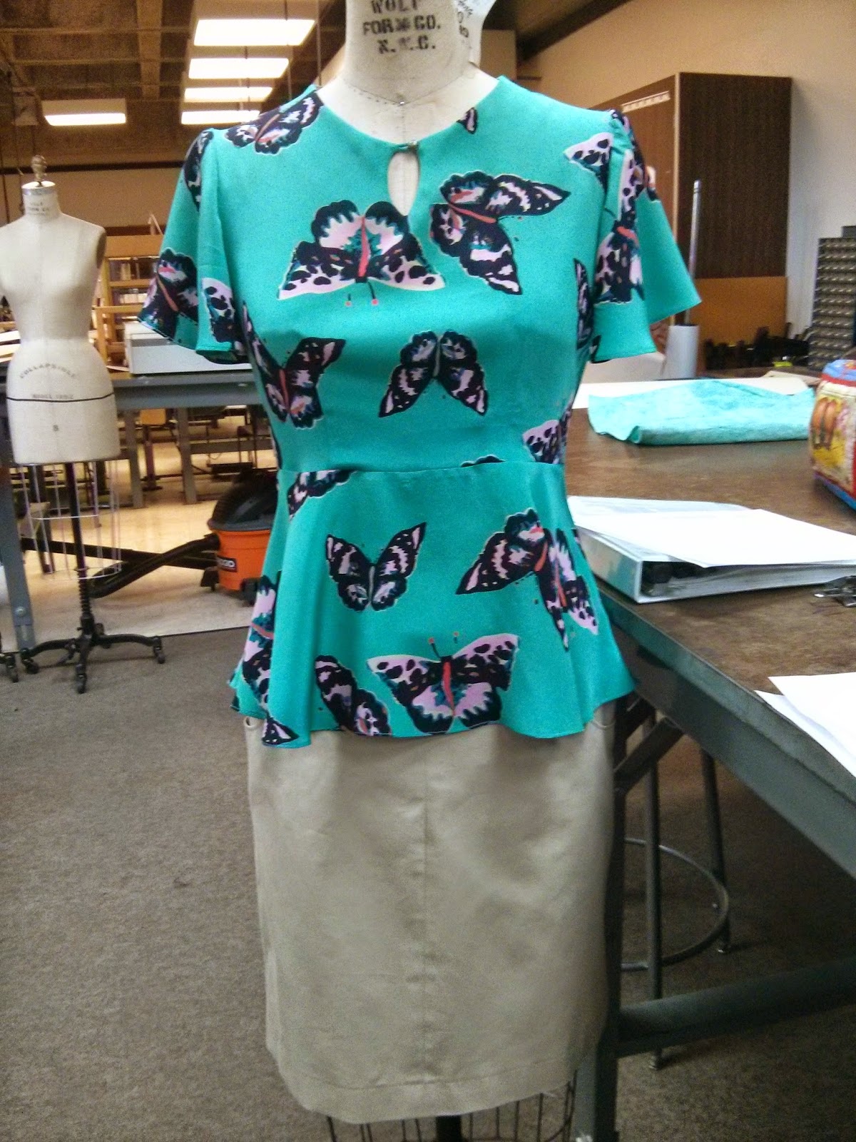 Nicole at Home: Final project for patternmaking class