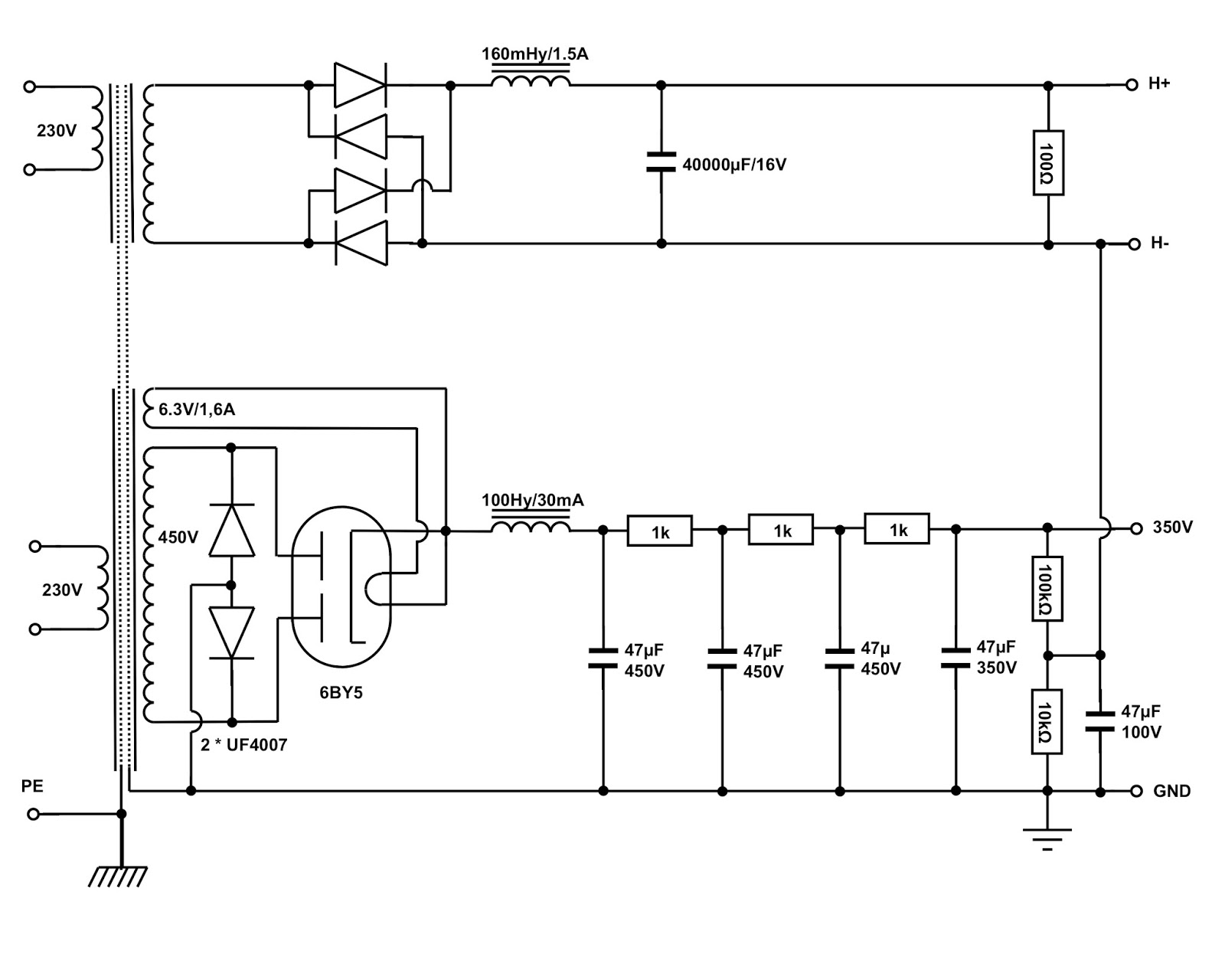 VinylSavor The Octal Phono Preamplifier, Part 3 Power Supply