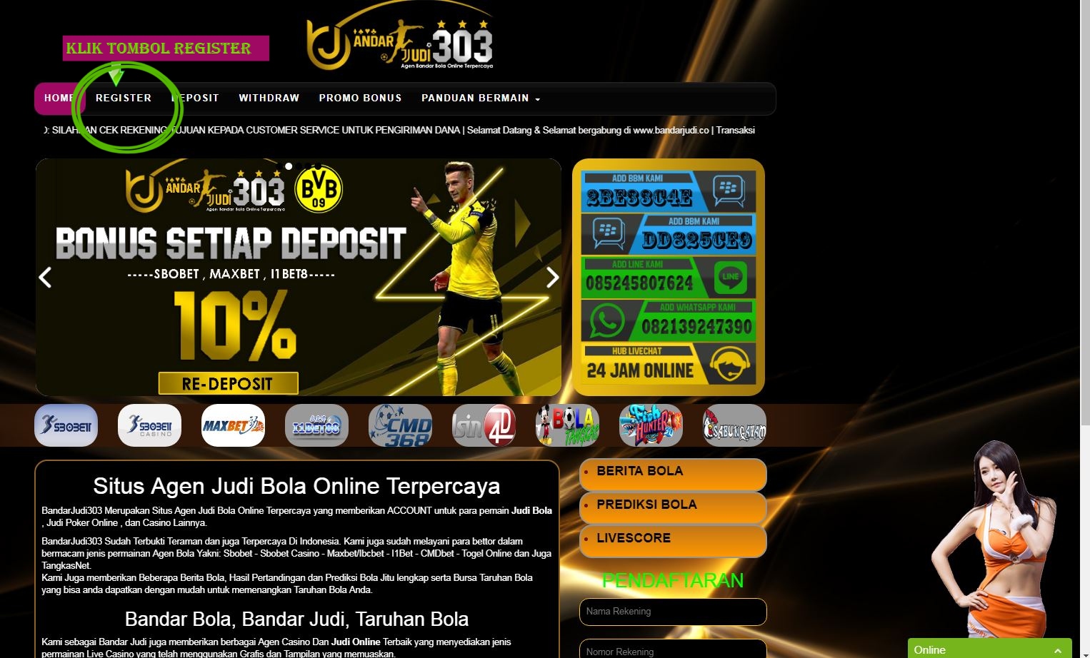 Pin Panduan Cara Daftar Judi Online #35 - mainbola.club