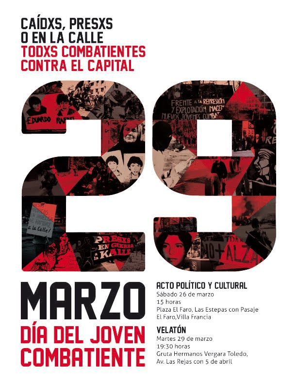 Rojoscuro 29 de Marzo, Día del Joven Combatiente