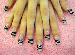 nail acrylic designs nails silver zebra cute swirl very easy lines short wavy popular collection prom coolnailsart line long tattoos