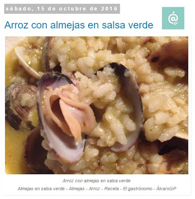 Recetas TOP10 de El Gastrónomo en octubre 2016 - Almejas en salsa verde - Boloñesa con zanahoria - Tostada con café en la taza de Batman de Neupic - Perrito texmex - Pringá - Hamburguesa de pollo - Pimientos verdes fritos - COnejo al ajillo - Patatas bravas - Sandwich de salmón - el gastrónomo - el troblogdita - ÁlvaroGP Recetas TOP10 de El Gastrónomo en octubre 2016 - Almejas en salsa verde - Boloñesa con zanahoria - Tostada con café en la taza de Batman de Neupic - Perrito texmex - Pringá - Hamburguesa de pollo - Pimientos verdes fritos - COnejo al ajillo - Patatas bravas - Sandwich de salmón - el gastrónomo - el troblogdita - ÁlvaroGP